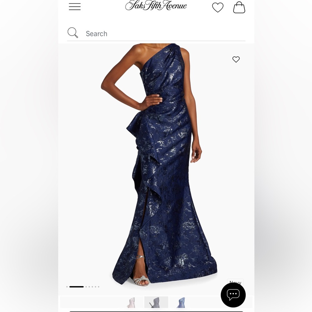 Elegant Navy Blue Wedding Dress